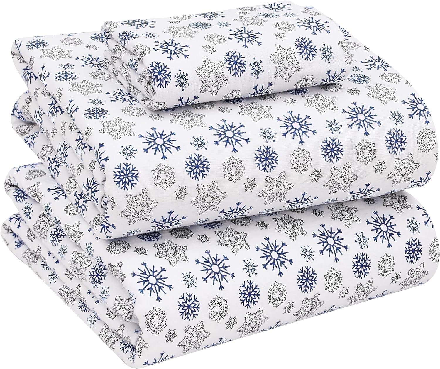 RUVANTI Flannel Sheets Queen Size - 100% Cotton Double Brushed Bed Sheets, Deep Pockets 16 Inches Queen Sheet Set, All Seasons Breathable & Extra Soft - Warm & Cozy, 4 Piece, Red Plaid