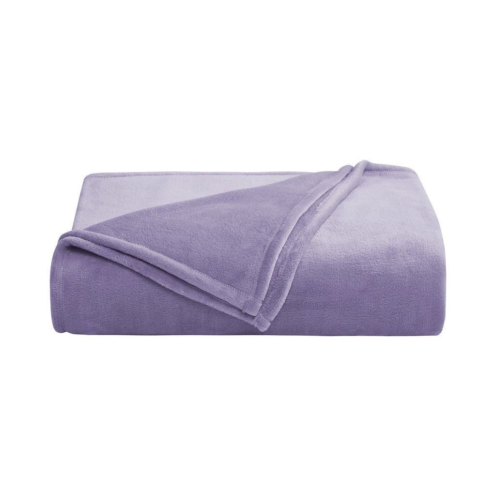 14pc College Dorm Essentials Bundle, Twin-XL, Reversible Bed in a Bag Comforter Set, Purple Floral